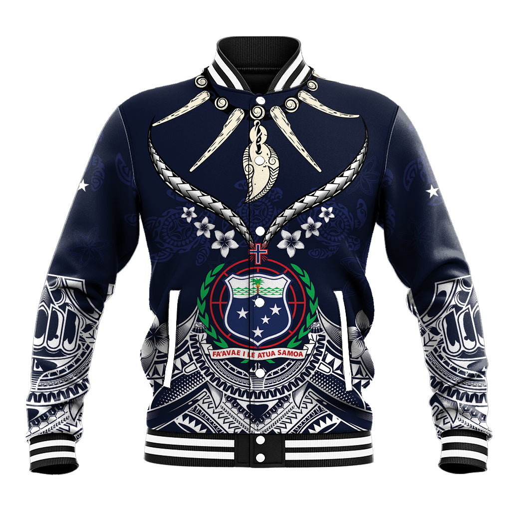 Samoa Independence Day Baseball Jacket Ula Nifo Mix Turtle