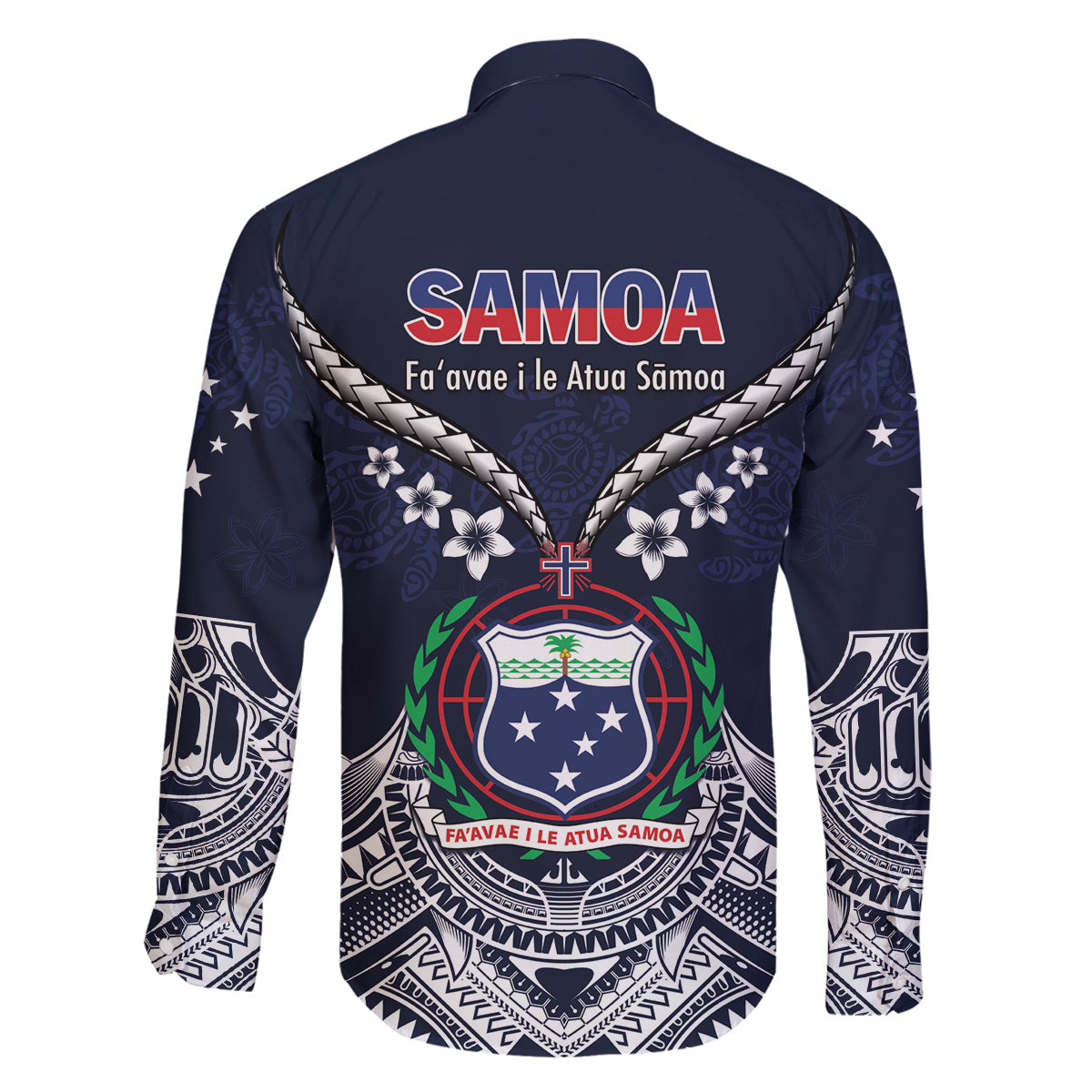 Samoa Independence Day Family Matching Mermaid Dress and Hawaiian Shirt Ula Nifo Mix Turtle