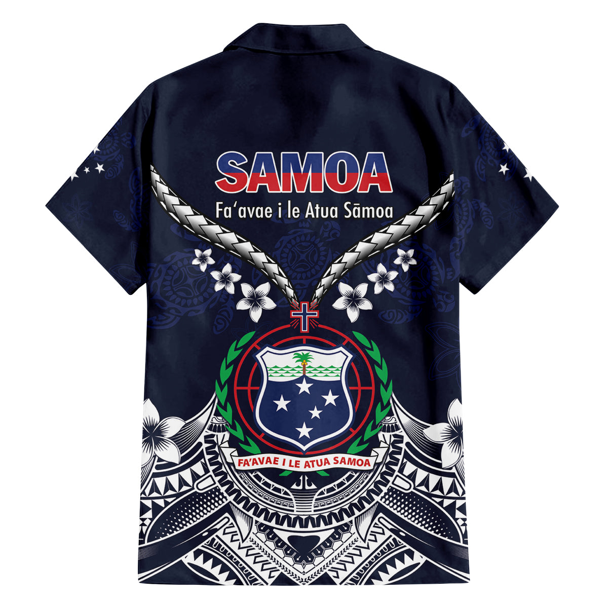 Samoa Independence Day Family Matching Off The Shoulder Long Sleeve Dress and Hawaiian Shirt Ula Nifo Mix Turtle
