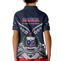 Samoa Independence Day Kid Polo Shirt Ula Nifo Mix Turtle