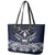 Samoa Independence Day Leather Tote Bag Ula Nifo Mix Turtle