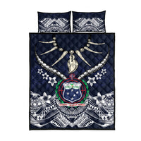 Samoa Independence Day Quilt Bed Set Ula Nifo Mix Turtle
