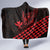 King Kamehameha Day Hooded Blanket Kakau Polynesian Pattern