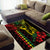 King Kamehameha Day Area Rug Hawaii Kakau Reggae