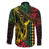 King Kamehameha Day Family Matching Puletasi and Hawaiian Shirt Hawaii Kakau Reggae LT01 - Polynesian Pride