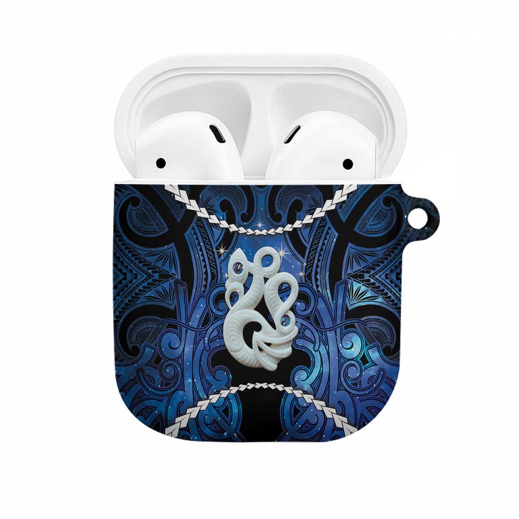 Maori Matariki Manaia AirPods Case Maori Kowhaiwhai Pattern Galaxy