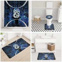 Maori Matariki Manaia Bathroom Set Maori Kowhaiwhai Pattern Galaxy