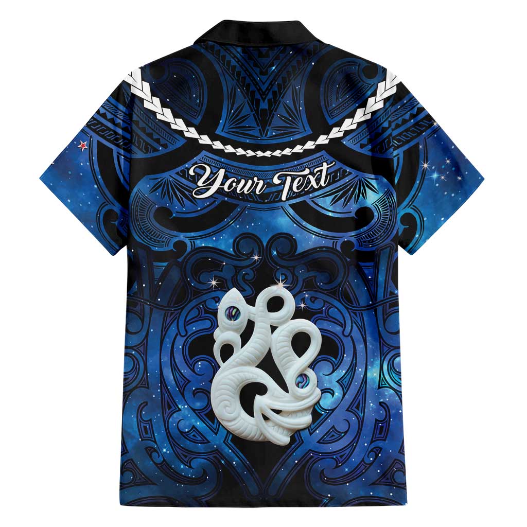 Personalized Maori Matariki Manaia Family Matching Tank Maxi Dress and Hawaiian Shirt Maori Kowhaiwhai Pattern Galaxy LT01 - Polynesian Pride