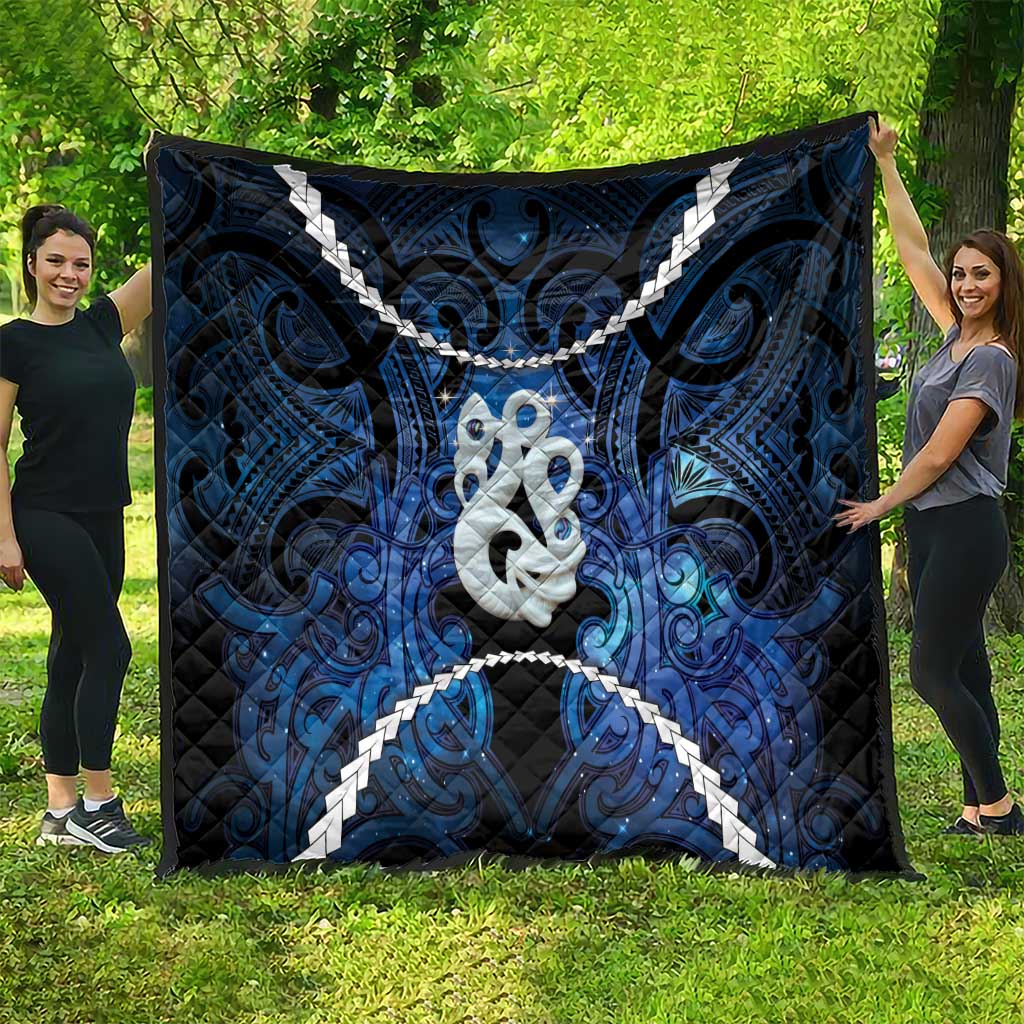 Maori Matariki Manaia Quilt Maori Kowhaiwhai Pattern Galaxy