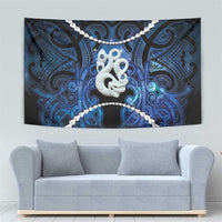 Maori Matariki Manaia Tapestry Maori Kowhaiwhai Pattern Galaxy