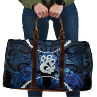 Maori Matariki Manaia Travel Bag Maori Kowhaiwhai Pattern Galaxy