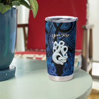 Personalized Maori Matariki Manaia Tumbler Cup Maori Kowhaiwhai Pattern Galaxy