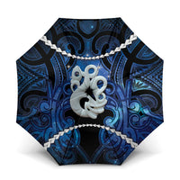 Maori Matariki Manaia Umbrella Maori Kowhaiwhai Pattern Galaxy