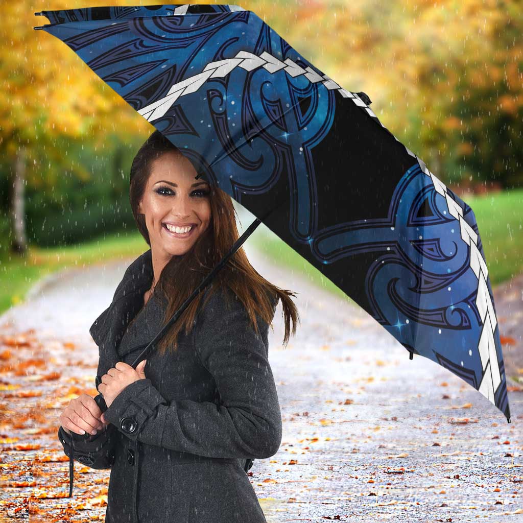 Maori Matariki Manaia Umbrella Maori Kowhaiwhai Pattern Galaxy