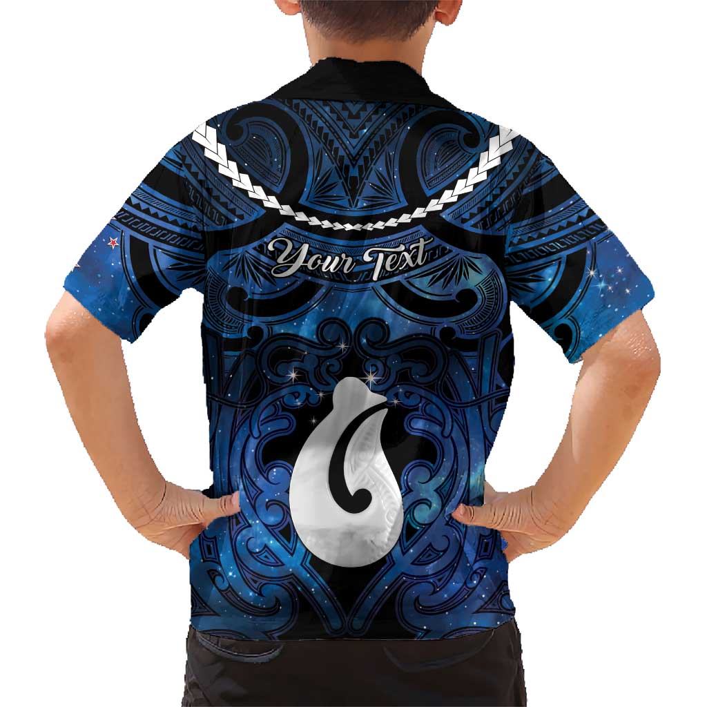 Personalized Maori Matariki Hei Matau Family Matching Long Sleeve Bodycon Dress and Hawaiian Shirt Maori Kowhaiwhai Pattern Galaxy LT01 - Polynesian Pride