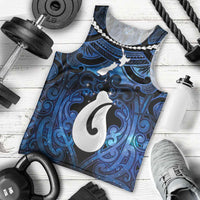 Personalized Maori Matariki Hei Matau Men Tank Top Maori Kowhaiwhai Pattern Galaxy