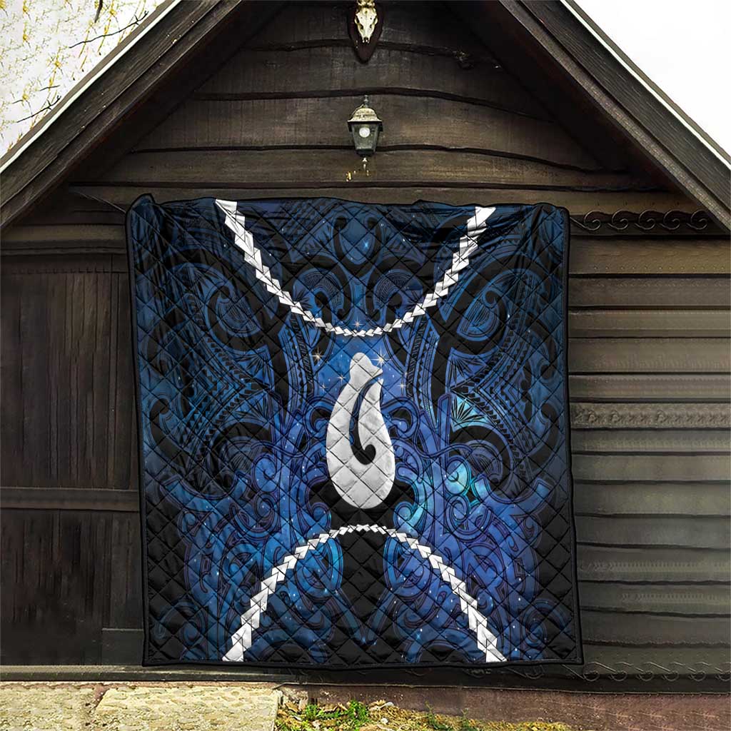 Maori Matariki Hei Matau Quilt Maori Kowhaiwhai Pattern Galaxy