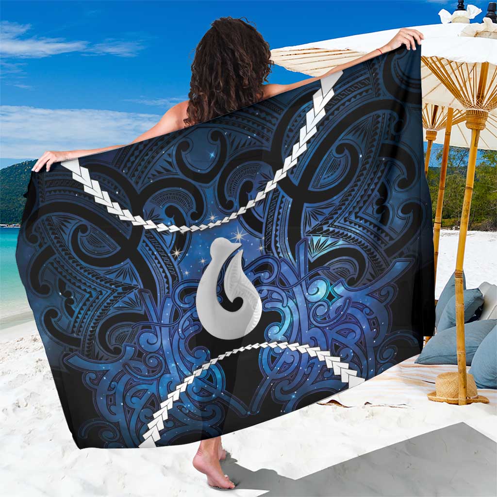 Maori Matariki Hei Matau Sarong Maori Kowhaiwhai Pattern Galaxy