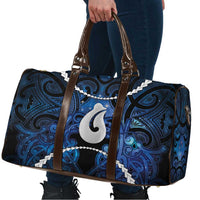 Maori Matariki Hei Matau Travel Bag Maori Kowhaiwhai Pattern Galaxy