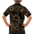 Indonesian Batik Pattern Vintage Brown Family Matching Mermaid Dress and Hawaiian Shirt