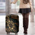 Indonesian Batik Pattern Vintage Brown Luggage Cover