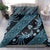 Indonesia Batik Pattern Bedding Set Blue Version