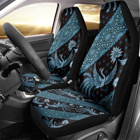 Indonesia Batik Pattern Car Seat Cover Blue Version