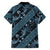 Indonesia Batik Pattern Hawaiian Shirt Blue Version