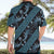 Indonesia Batik Pattern Hawaiian Shirt Blue Version