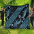 Indonesia Batik Pattern Quilt Blue Version