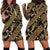 Indonesia Batik Pattern Hoodie Dress Gold Version