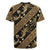 Indonesia Batik Pattern Rugby Jersey Gold Version