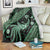 Indonesia Batik Pattern Blanket Green Version