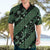 Indonesia Batik Pattern Hawaiian Shirt Green Version