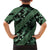 Indonesia Batik Pattern Hawaiian Shirt Green Version