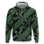 Indonesia Batik Pattern Hoodie Green Version