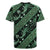 Indonesia Batik Pattern Rugby Jersey Green Version