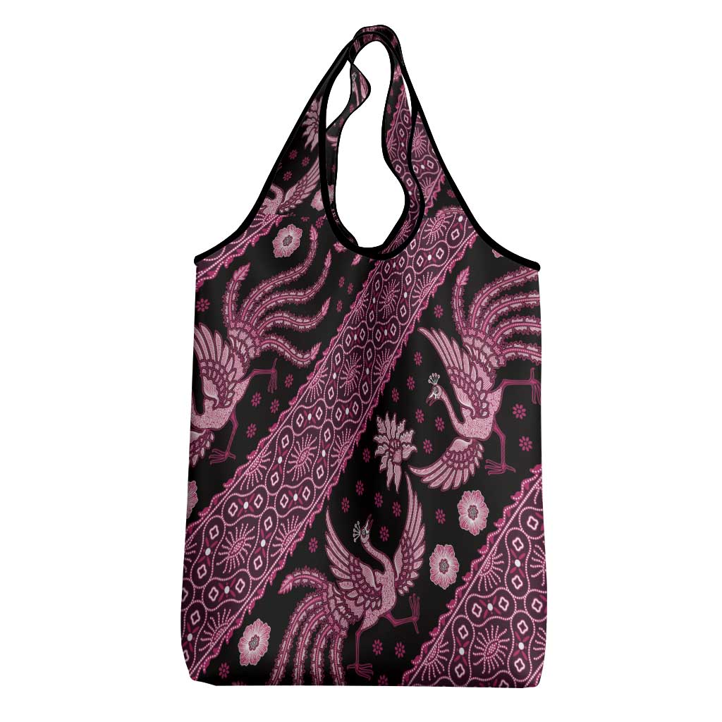 Indonesia Batik Pattern Grocery Bag Pink Version