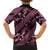 Indonesia Batik Pattern Hawaiian Shirt Pink Version