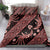 Indonesia Batik Pattern Bedding Set Red Version