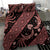 Indonesia Batik Pattern Bedding Set Red Version