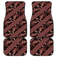 Indonesia Batik Pattern Car Mats Red Version