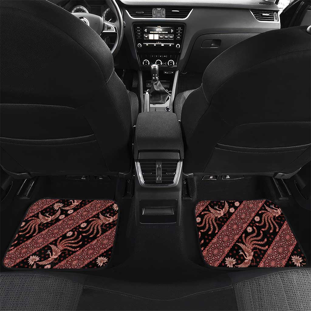 Indonesia Batik Pattern Car Mats Red Version