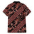 Indonesia Batik Pattern Hawaiian Shirt Red Version