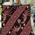 Indonesia Batik Pattern Quilt Red Version