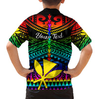 personalised-hawaii-family-matching-long-sleeve-bodycon-dress-and-hawaiian-shirt-kanaka-maoli-kakau-2023-national-coming-out-day