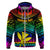 Personalised Hawaii Hoodie Kanaka Maoli Kakau 2023 National Coming Out Day LT01 - Polynesian Pride