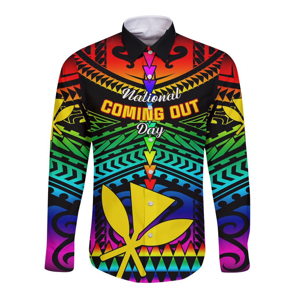 personalised-hawaii-long-sleeve-button-shirt-kanaka-maoli-kakau-2023-national-coming-out-day