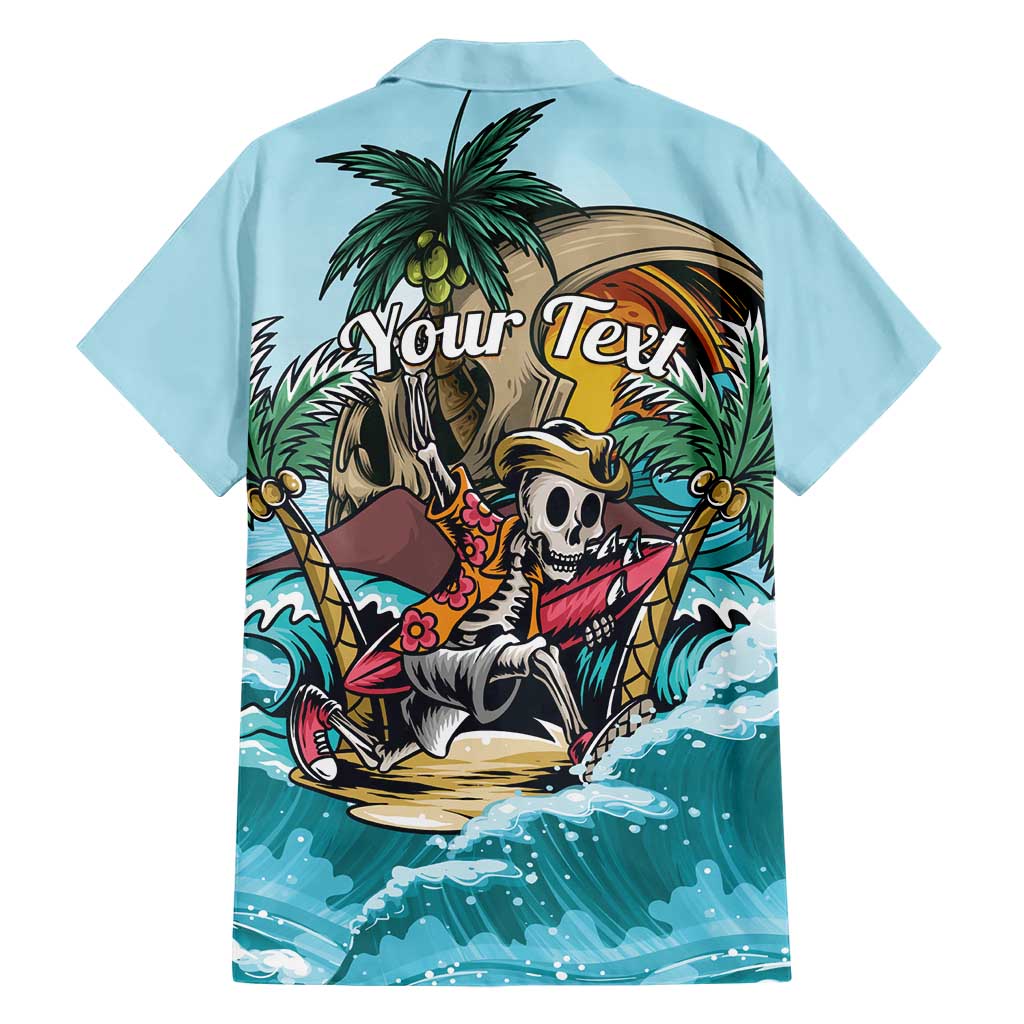 Personalized Aloha Hawaii Skeleton Hawaiian Shirt Tropical Summer Vibe