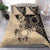 Cook Islands Turtle Bedding Set Stars and Hibiscus - Beige